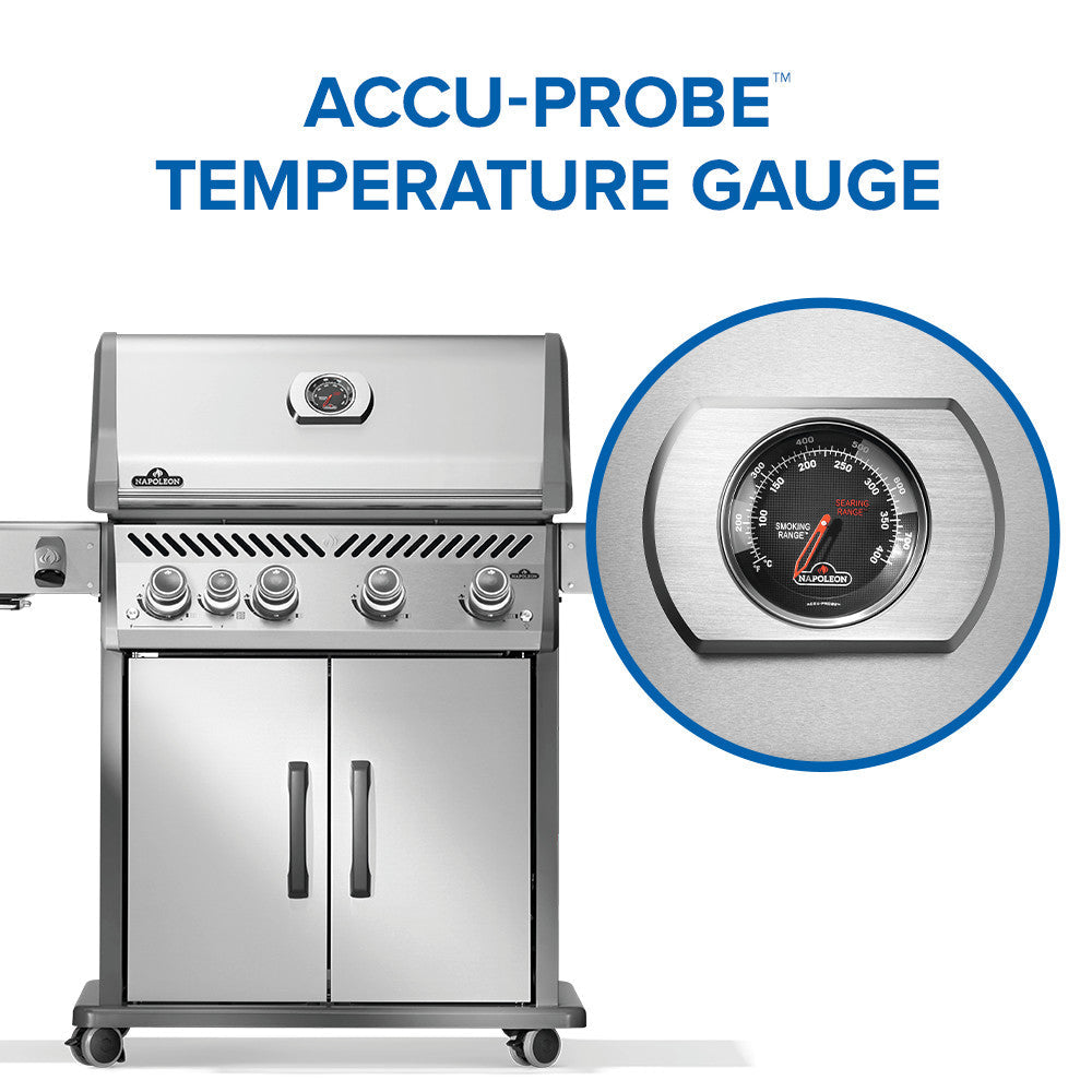 Napoleon Rogue PRO 525 SIB w/ Infrared Side Burner (Stainless) 5-Burner