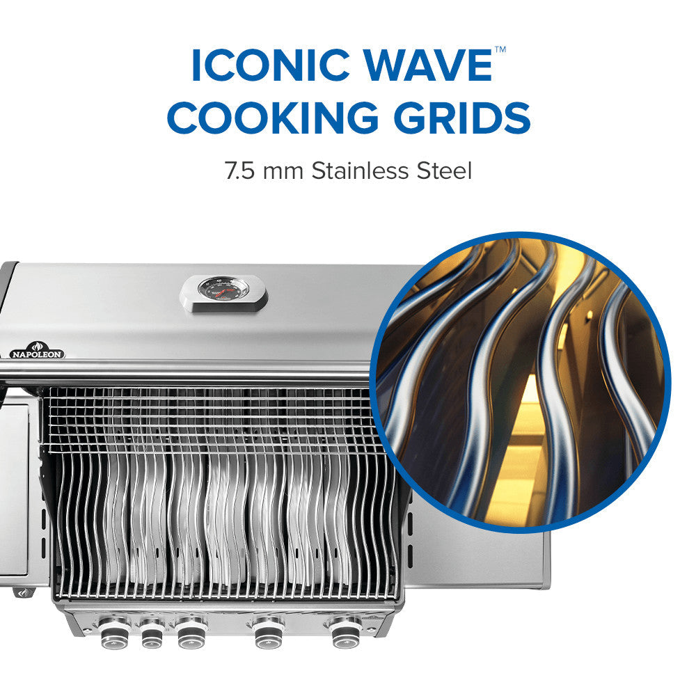 Napoleon Rogue PRO 525 SIB w/ Infrared Side Burner (Stainless) 5-Burner
