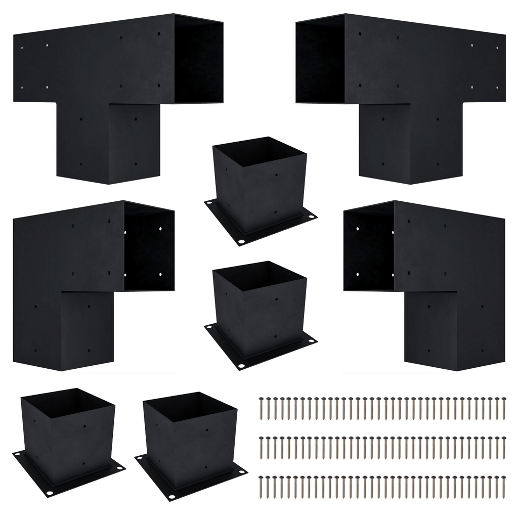 Up to 36' Stand-Alone Backyard Privacy Wall Kit (2 Wall Sections w/ 6x6 Frame)