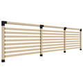 Up to 36' Stand-Alone Backyard Privacy Wall Kit (2 Wall Sections w/ 6x6 Frame)