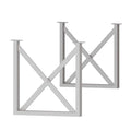 Contemporary  Square X Style Bar Table Base