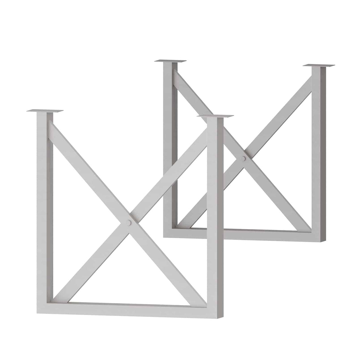Contemporary  Square X Style Bar Table Base