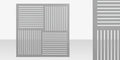Tides 36" x 36" Quarter Punch Aluminum Outdoor Table Tops