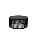 Skye Small Coffee Table (Round) - Gray Rope