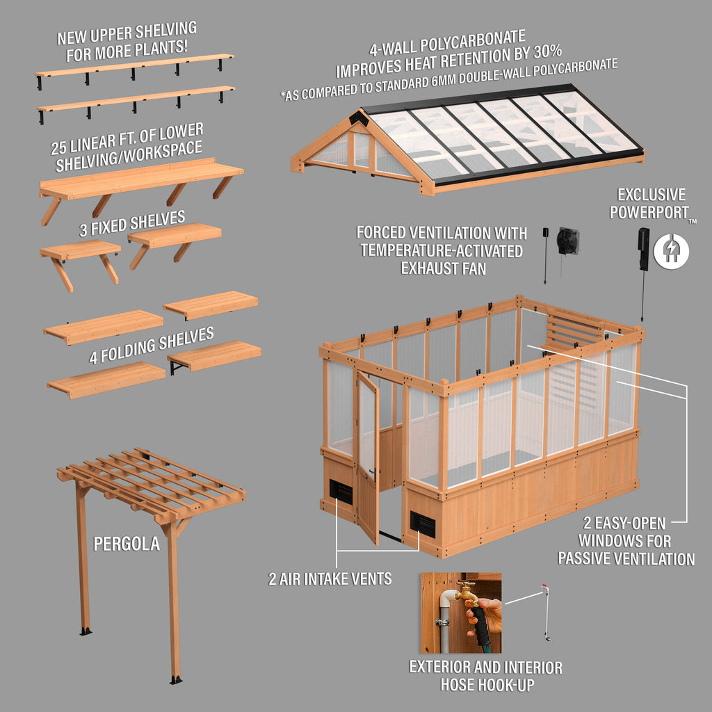11x7 Bellerose Greenhouse