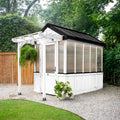 9x6 Bellerose Greenhouse - White