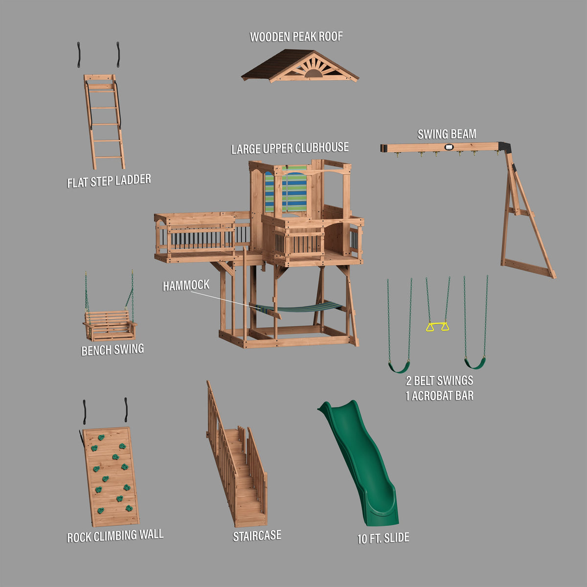 Caribbean Swing Set