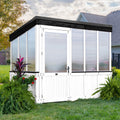 9x6 Willow Greenhouse - White