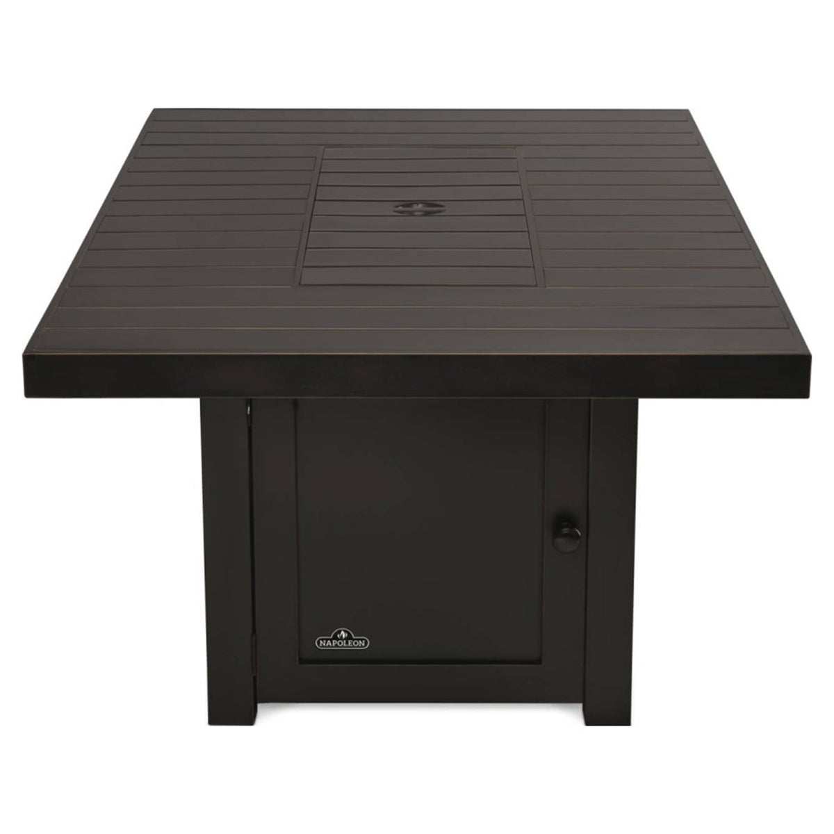 St. Tropez Rectangle Patioflame Table w/ Glass Wind Guard