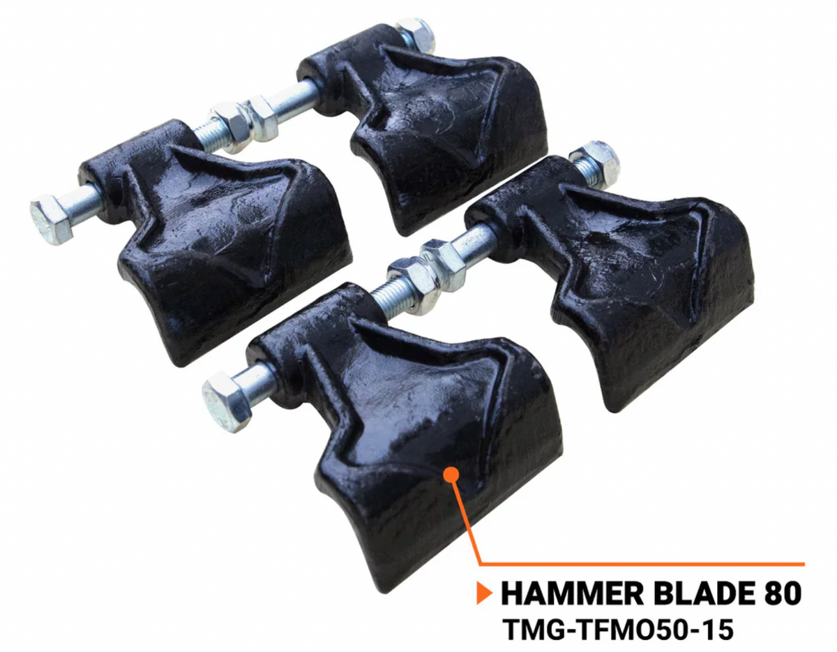 TMG-TFMO50/60/70-15 Hammer T Blades, Pack of 14, Hardware Included