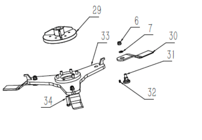 TMG-SBC42-30 Cutting Blade, Pack of 3, Hardware Included