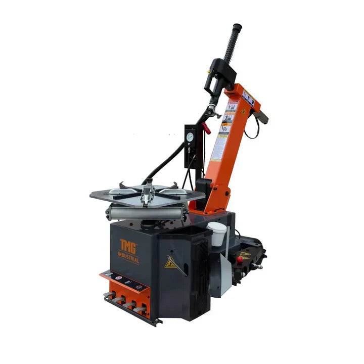 Tilt-back Semi Automatic Tire Changer, Pneumatic Assist Arm, 14" - 28" Rim Clamping, CETL Certified TMG-TC28A