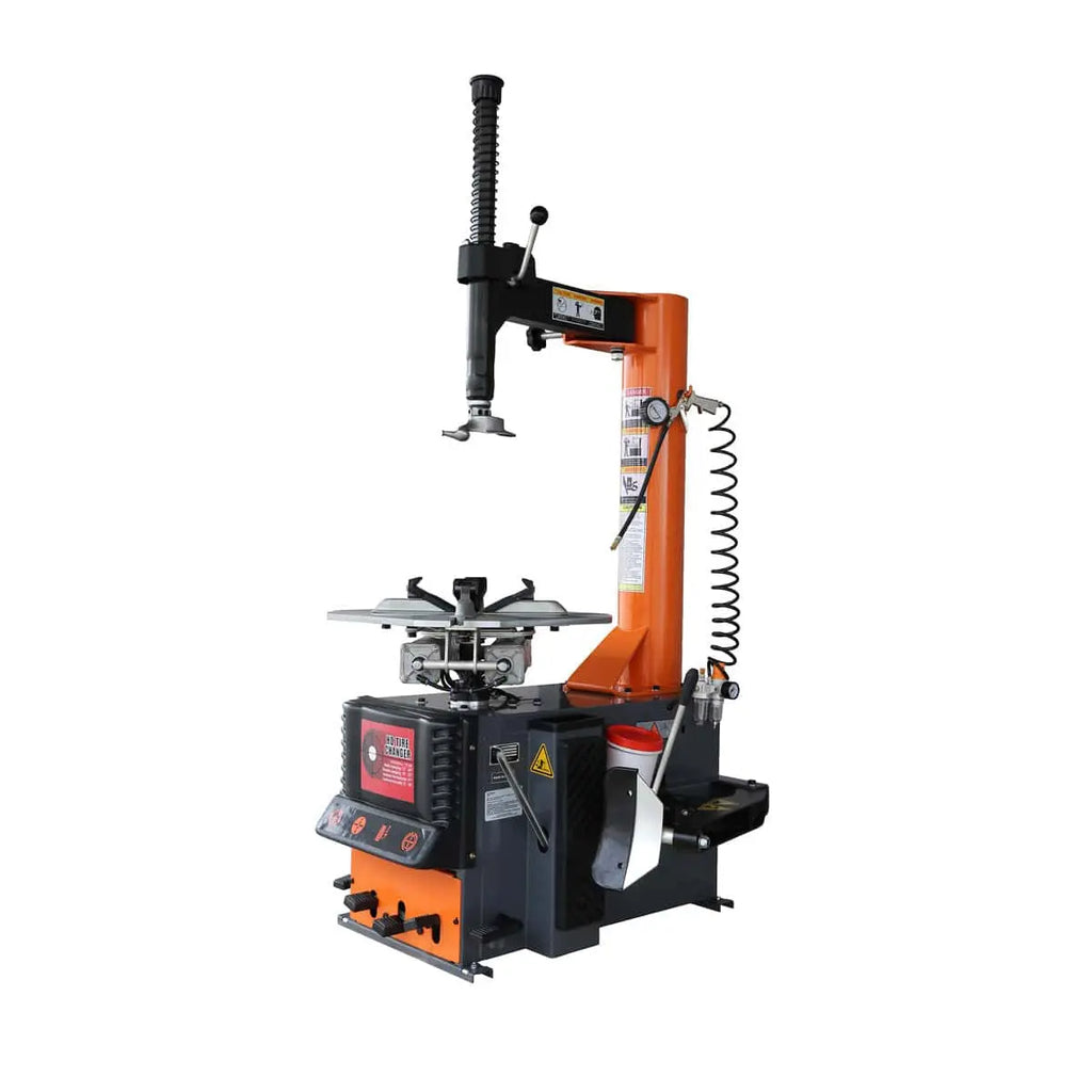Semi Automatic Tire Changer with Pneumatic Assist Arm, 12" - 24" Rim Clamping, CETL Certified TMG-TC24A
