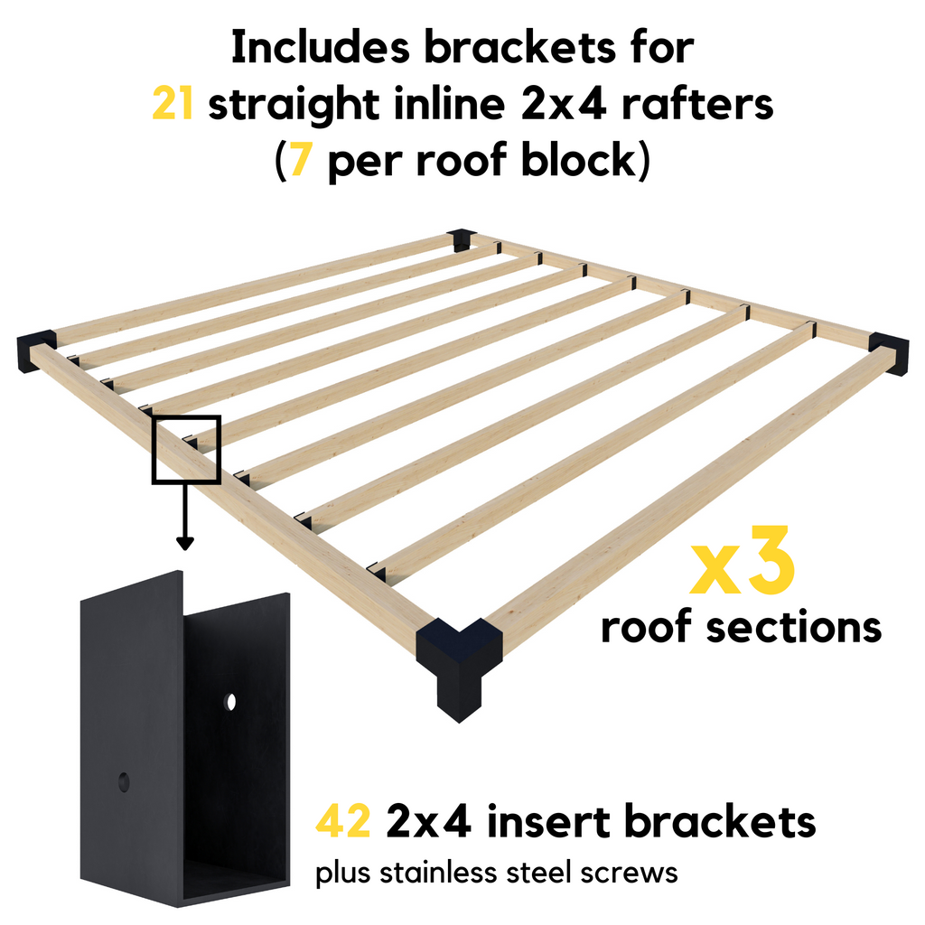 Large Outdoor Pergola Kit