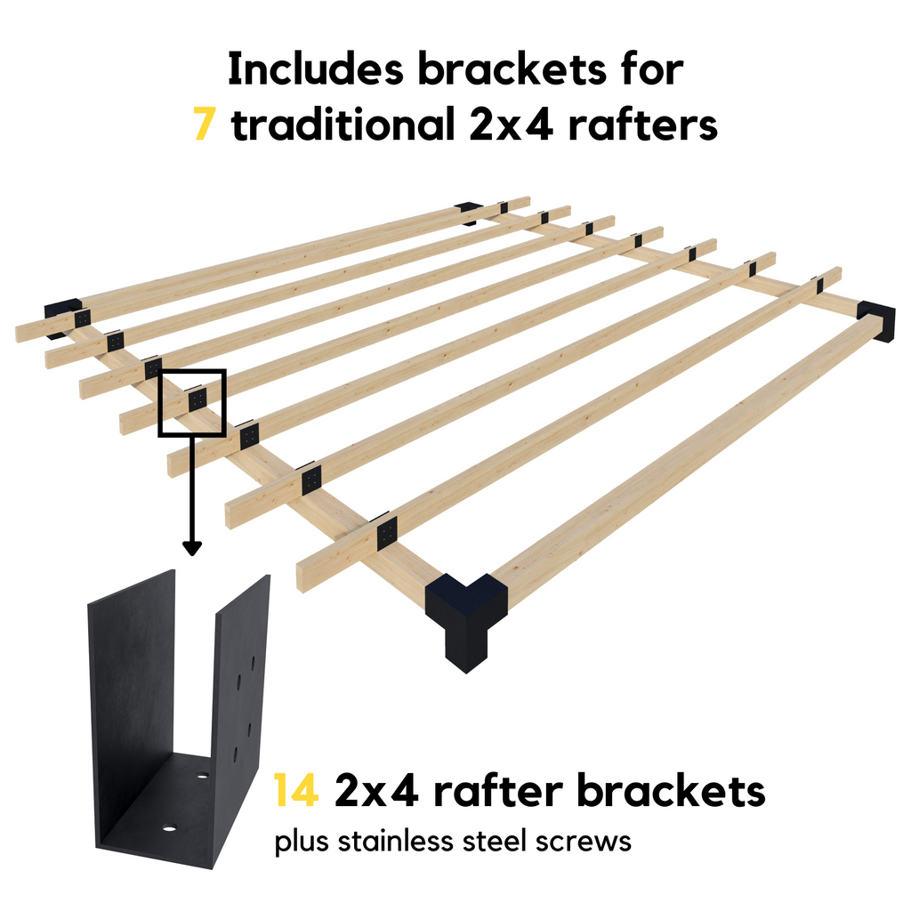 DIY Kit for a Small Pergola With Roof