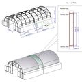 Connection Kit for Connecting Two TMG 40’ Wide Container Shelters, TMG-DT40CNT