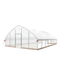 20' x 30' Tunnel Greenhouse Grow Tent w/12 Mil Ripstop Leno Mesh Cover, Cold Frame, Roll-up Windows, Peak Ceiling Roof, TMG-GH2030-V2 (Previously GH2030)