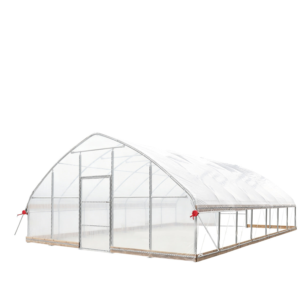 20' x 30' Tunnel Greenhouse Grow Tent w/12 Mil Ripstop Leno Mesh Cover, Cold Frame, Roll-up Windows, Peak Ceiling Roof, TMG-GH2030-V2 (Previously GH2030)