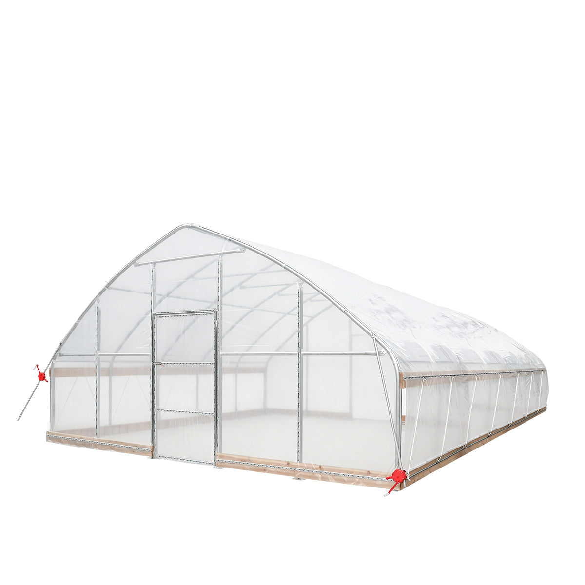 20' x 30' Tunnel Greenhouse Grow Tent w/12 Mil Ripstop Leno Mesh Cover, Cold Frame, Roll-up Windows, Peak Ceiling Roof, TMG-GH2030-V2 (Previously GH2030)