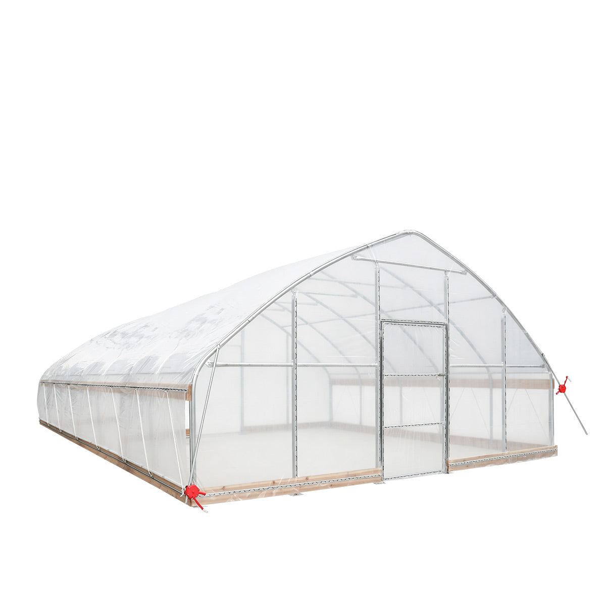 20' x 30' Tunnel Greenhouse Grow Tent w/12 Mil Ripstop Leno Mesh Cover, Cold Frame, Roll-up Windows, Peak Ceiling Roof, TMG-GH2030-V2 (Previously GH2030)