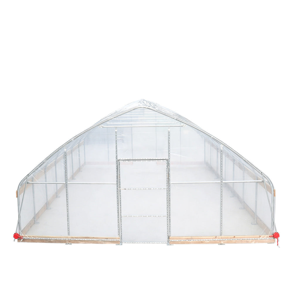 20' x 30' Tunnel Greenhouse Grow Tent w/12 Mil Ripstop Leno Mesh Cover, Cold Frame, Roll-up Windows, Peak Ceiling Roof, TMG-GH2030-V2 (Previously GH2030)