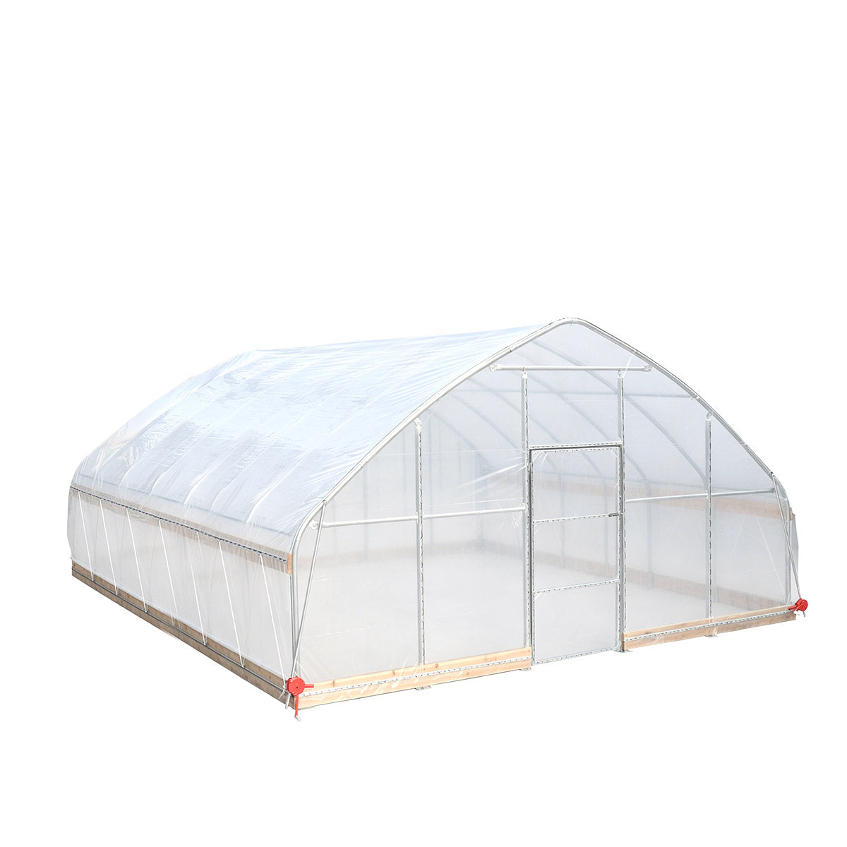 20' x 30' Tunnel Greenhouse Grow Tent w/12 Mil Ripstop Leno Mesh Cover, Cold Frame, Roll-up Windows, Peak Ceiling Roof, TMG-GH2030-V2 (Previously GH2030)