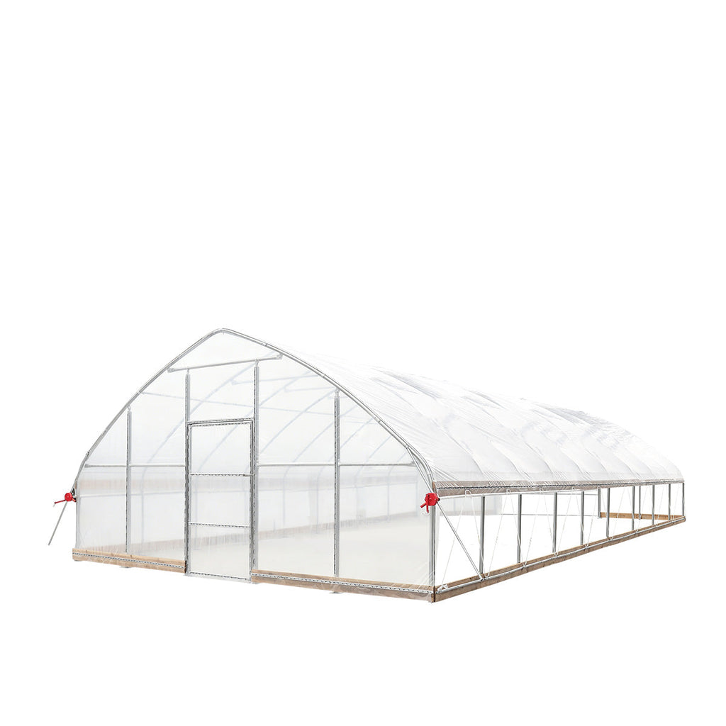 20' x 40' Tunnel Greenhouse Grow Tent w/12 Mil Ripstop Leno Mesh Cover, Cold Frame, Roll-up Windows, Peak Ceiling Roof, TMG-GH2040-V2(Previously GH2040)