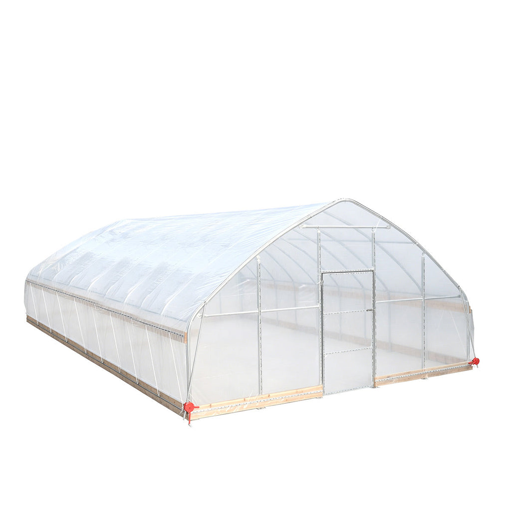 20' x 40' Tunnel Greenhouse Grow Tent w/12 Mil Ripstop Leno Mesh Cover, Cold Frame, Roll-up Windows, Peak Ceiling Roof, TMG-GH2040-V2(Previously GH2040)