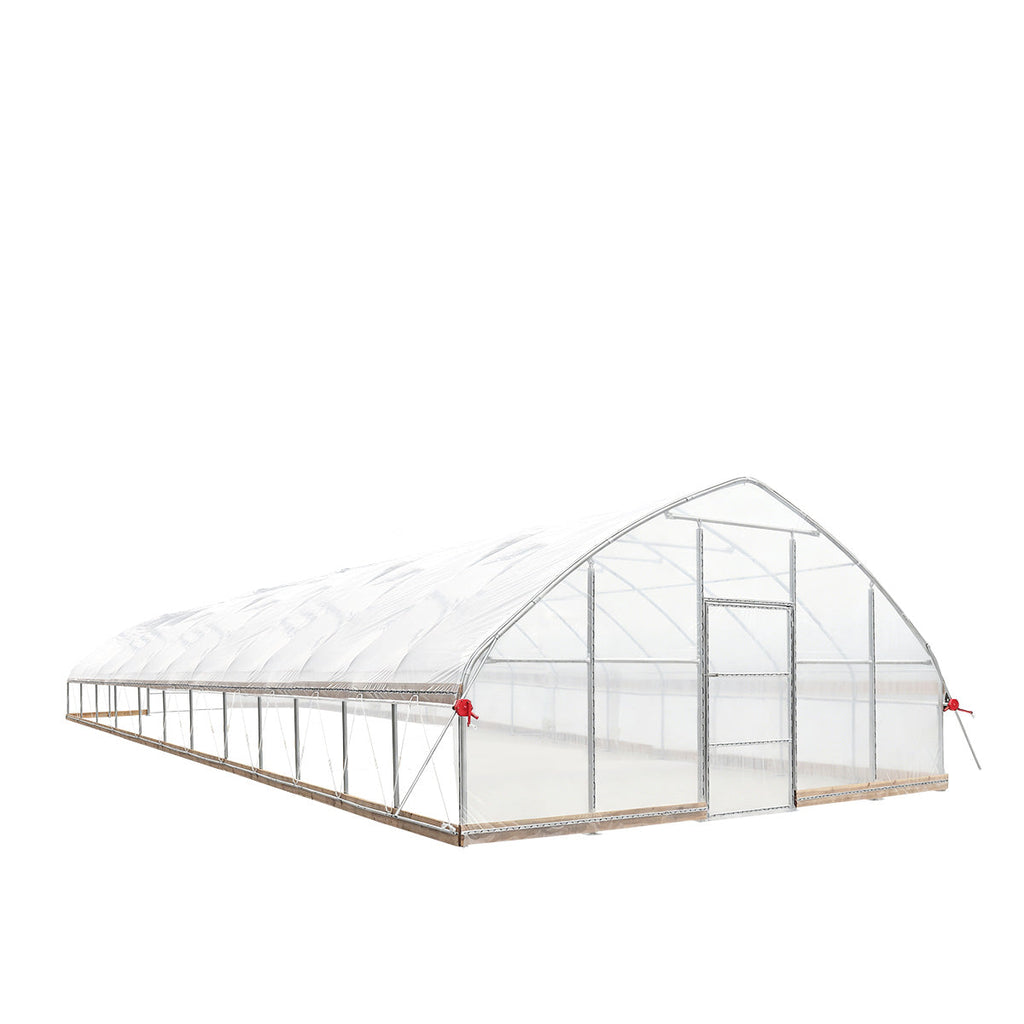 20' x 50' Tunnel Greenhouse Grow Tent w/12 Mil Ripstop Leno Mesh Cover, Cold Frame, Roll-up Windows, Peak Ceiling Roof, TMG-GH2050-V2 (Previously GH2050)