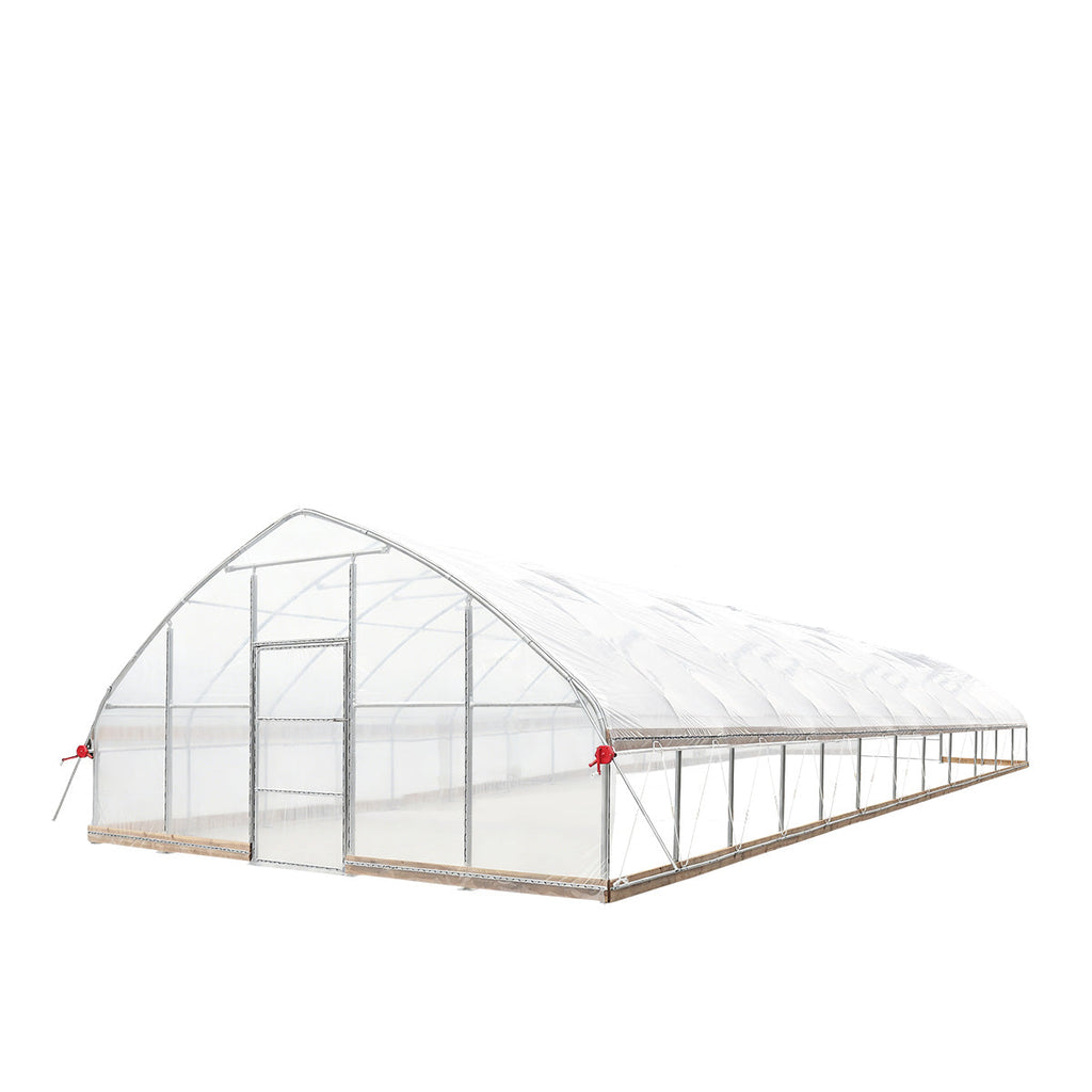 20' x 50' Tunnel Greenhouse Grow Tent w/12 Mil Ripstop Leno Mesh Cover, Cold Frame, Roll-up Windows, Peak Ceiling Roof, TMG-GH2050-V2 (Previously GH2050)