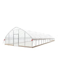 20' x 50' Tunnel Greenhouse Grow Tent w/12 Mil Ripstop Leno Mesh Cover, Cold Frame, Roll-up Windows, Peak Ceiling Roof, TMG-GH2050-V2 (Previously GH2050)