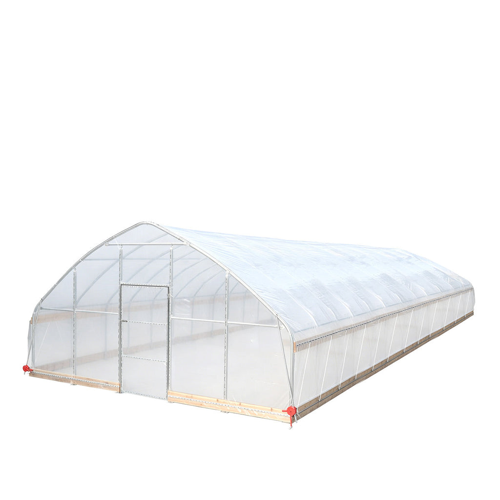 20' x 50' Tunnel Greenhouse Grow Tent w/12 Mil Ripstop Leno Mesh Cover, Cold Frame, Roll-up Windows, Peak Ceiling Roof, TMG-GH2050-V2 (Previously GH2050)