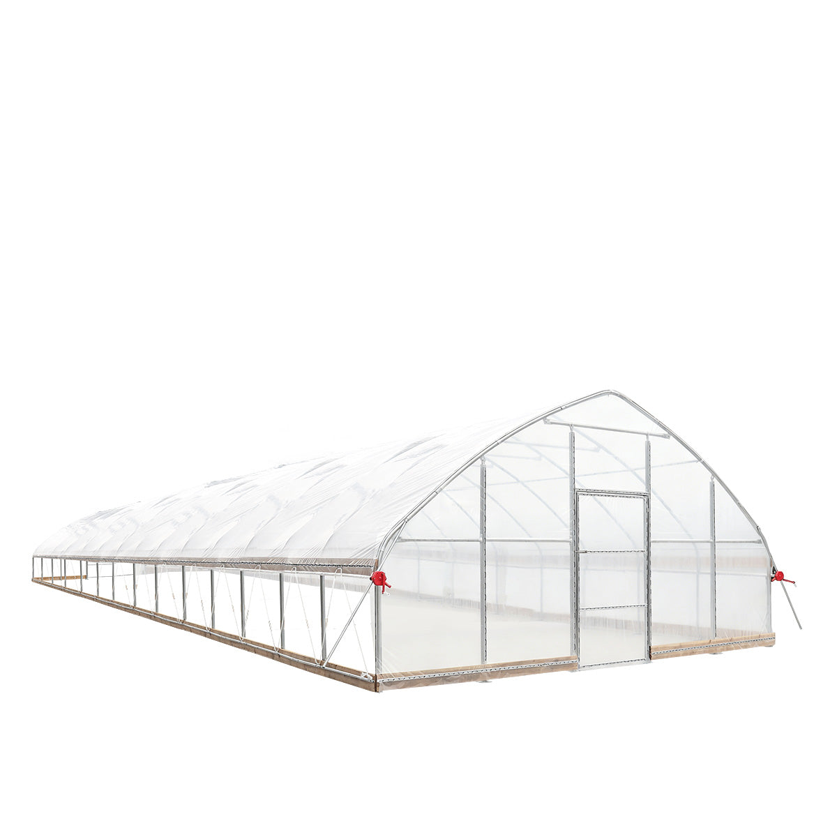 20' x 60' Tunnel Greenhouse Grow Tent w/12 Mil Ripstop Leno Mesh Cover, Cold Frame, Roll-up Windows, Peak Ceiling Roof, TMG-GH2060-V2 (Previously GH2060)