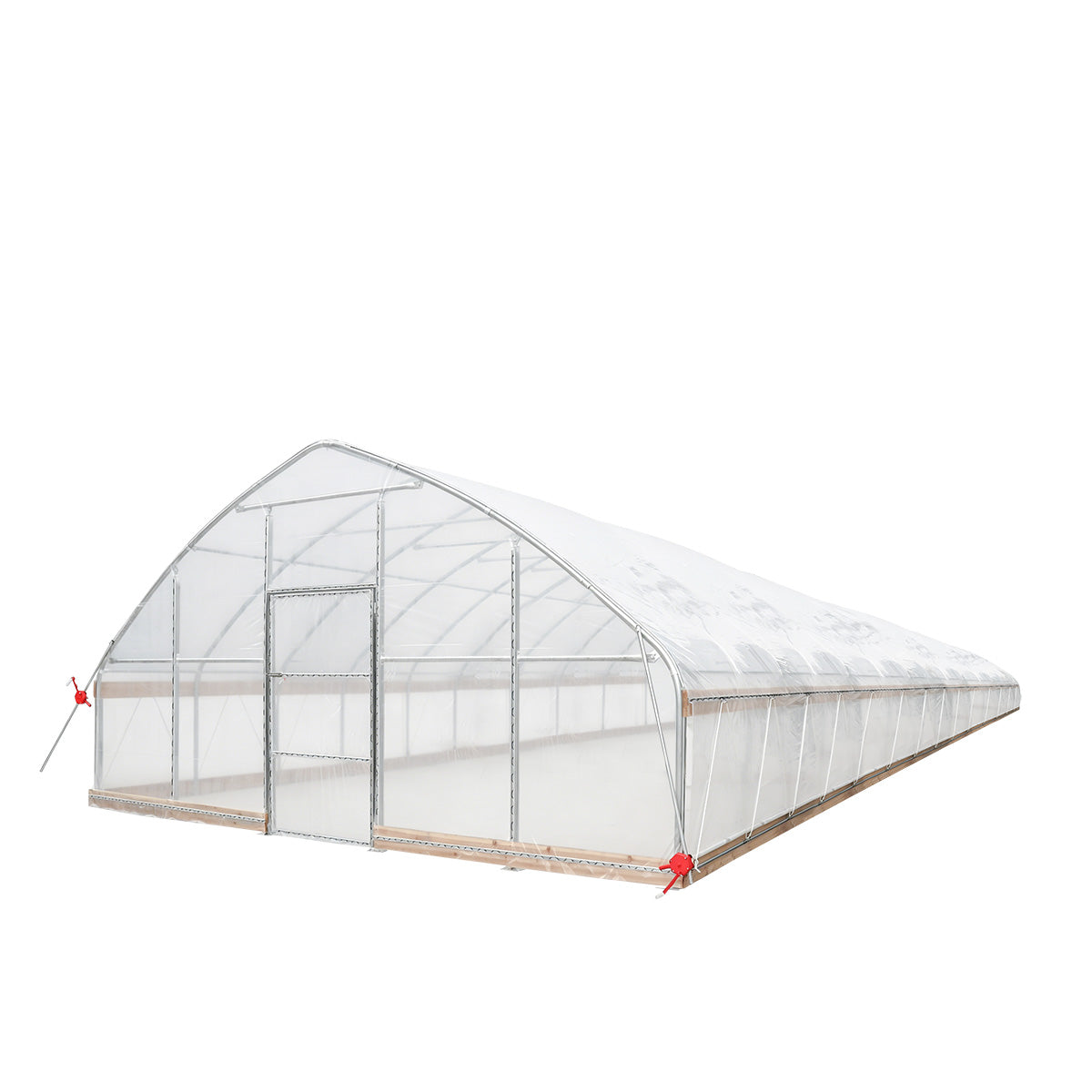 20' x 60' Tunnel Greenhouse Grow Tent w/12 Mil Ripstop Leno Mesh Cover, Cold Frame, Roll-up Windows, Peak Ceiling Roof, TMG-GH2060-V2 (Previously GH2060)
