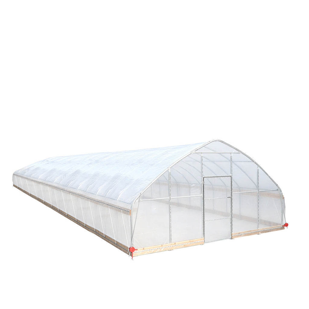 20' x 60' Tunnel Greenhouse Grow Tent w/12 Mil Ripstop Leno Mesh Cover, Cold Frame, Roll-up Windows, Peak Ceiling Roof, TMG-GH2060-V2 (Previously GH2060)