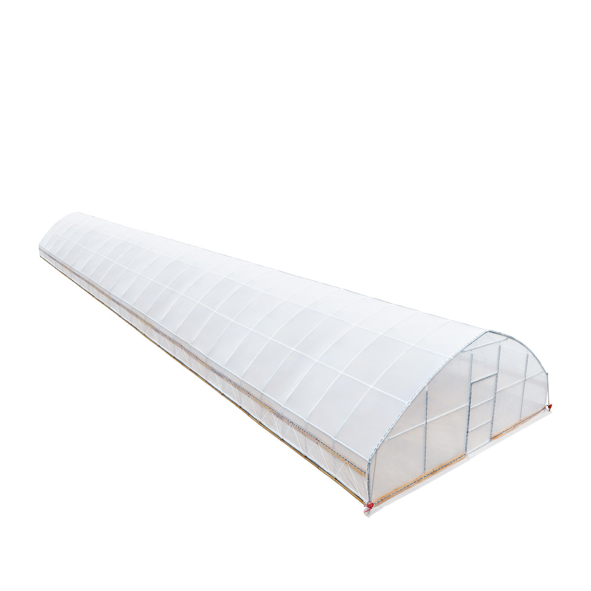 25' x 100' Tunnel Greenhouse Grow Tent w/6 Mil Clear EVA Plastic Film, Cold Frame, Hand Crank Roll-Up Sides, Peak Ceiling Roof, TMG-GH25100-V2 (Previously GH25100)