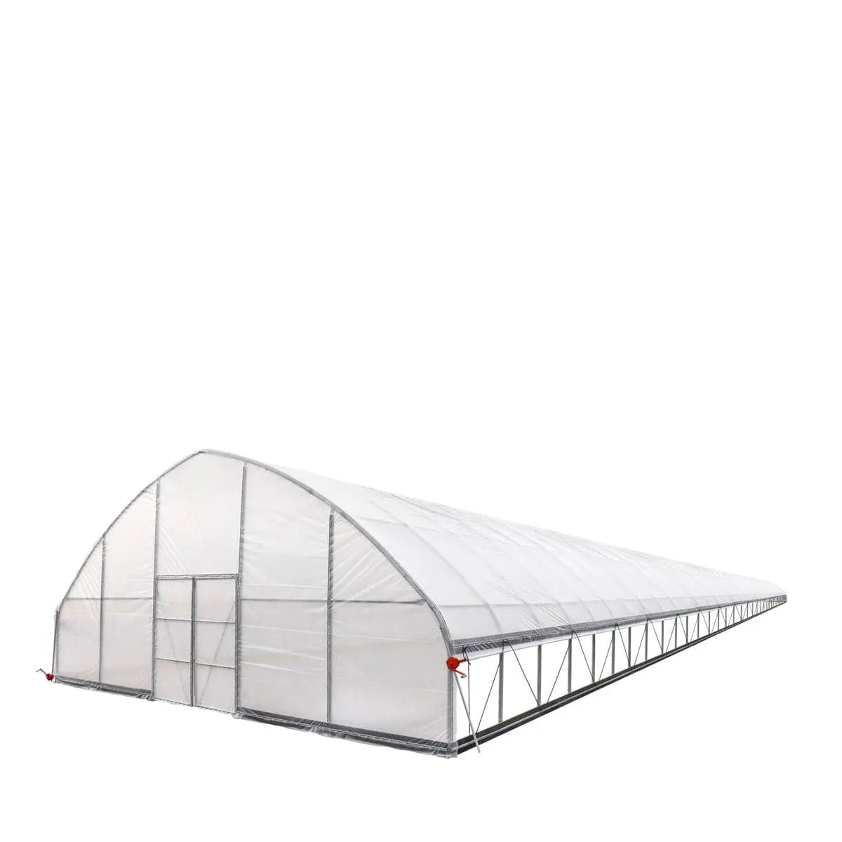 30' x 150' Commercial Tunnel Greenhouse with 6 Mil Clear Poly Covers and Roll-Up Sides TMG-GH30150-V2 (Previously GH30150)