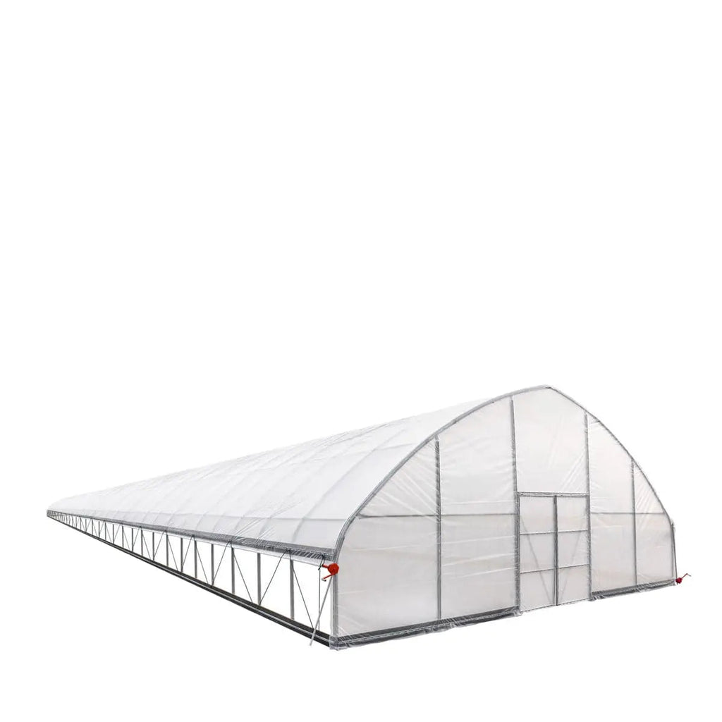 30' x 150' Commercial Tunnel Greenhouse with 6 Mil Clear Poly Covers and Roll-Up Sides TMG-GH30150-V2 (Previously GH30150)