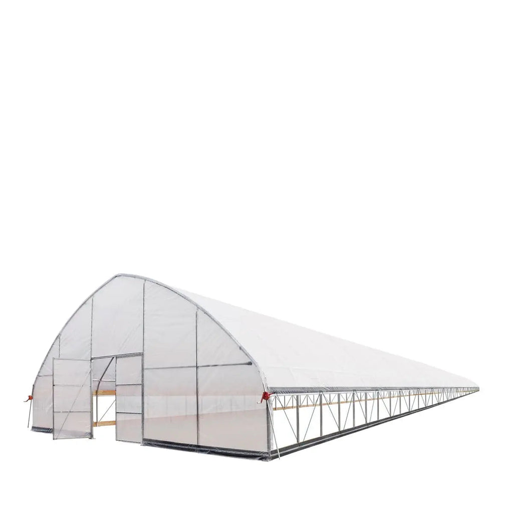30' x 150' Commercial Tunnel Greenhouse with 6 Mil Clear Poly Covers and Roll-Up Sides TMG-GH30150-V2 (Previously GH30150)