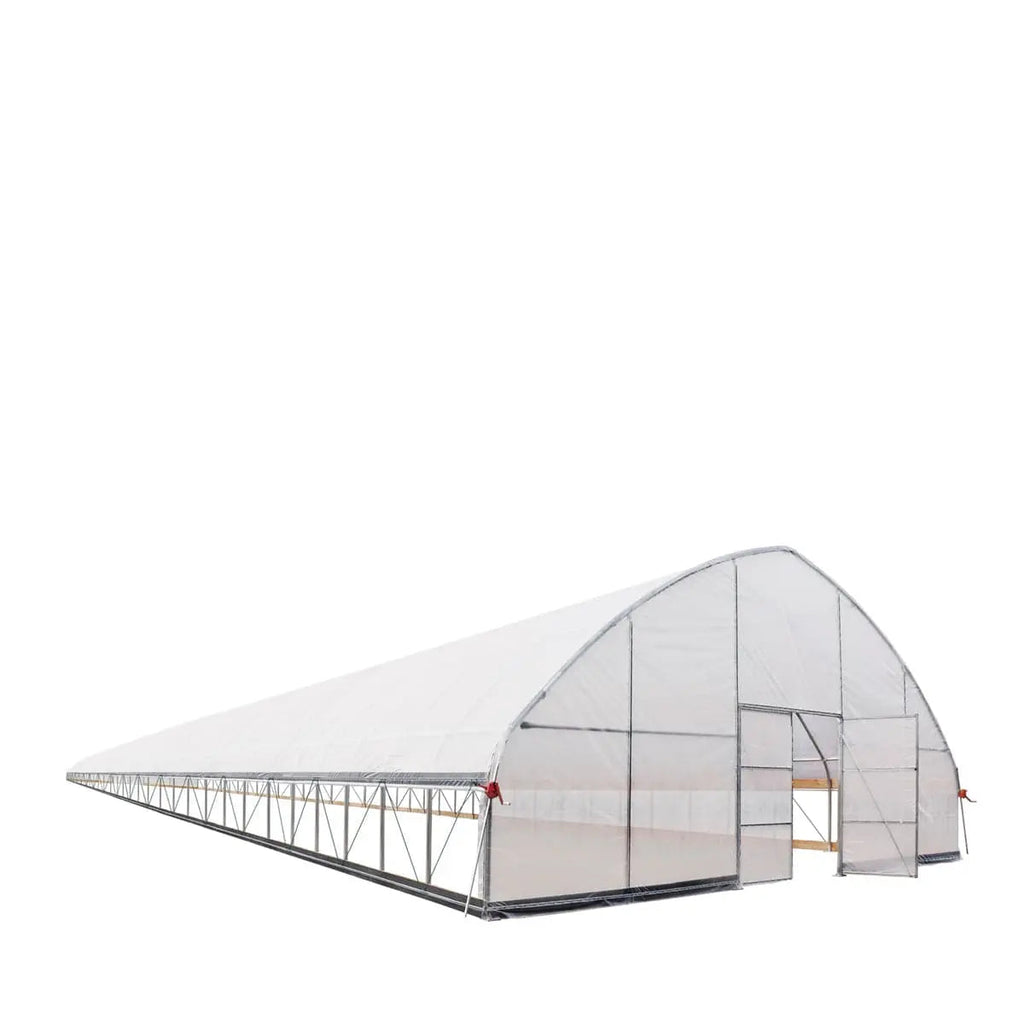 30' x 150' Commercial Tunnel Greenhouse with 6 Mil Clear Poly Covers and Roll-Up Sides TMG-GH30150-V2 (Previously GH30150)