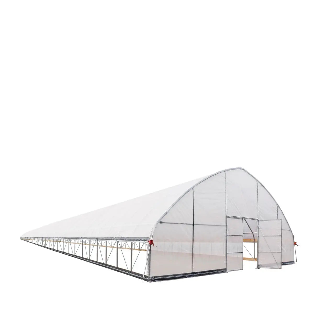 30' x 150' Commercial Tunnel Greenhouse with 6 Mil Clear Poly Covers and Roll-Up Sides TMG-GH30150-V2 (Previously GH30150)