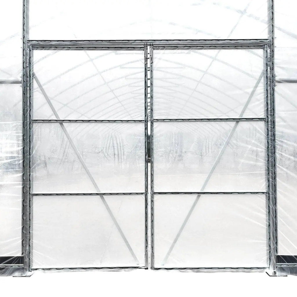 30' x 30' Commercial Tunnel Greenhouse with 6 Mil Clear Poly Covers and Roll-Up Sides TMG-GH3030-V2 (Previously GH3030)