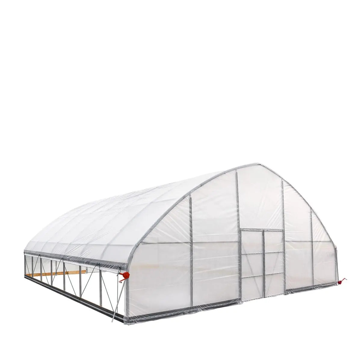 30' x 30' Commercial Tunnel Greenhouse with 6 Mil Clear Poly Covers and Roll-Up Sides TMG-GH3030-V2 (Previously GH3030)