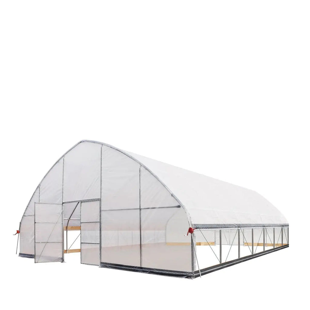 30' x 30' Commercial Tunnel Greenhouse with 6 Mil Clear Poly Covers and Roll-Up Sides TMG-GH3030-V2 (Previously GH3030)