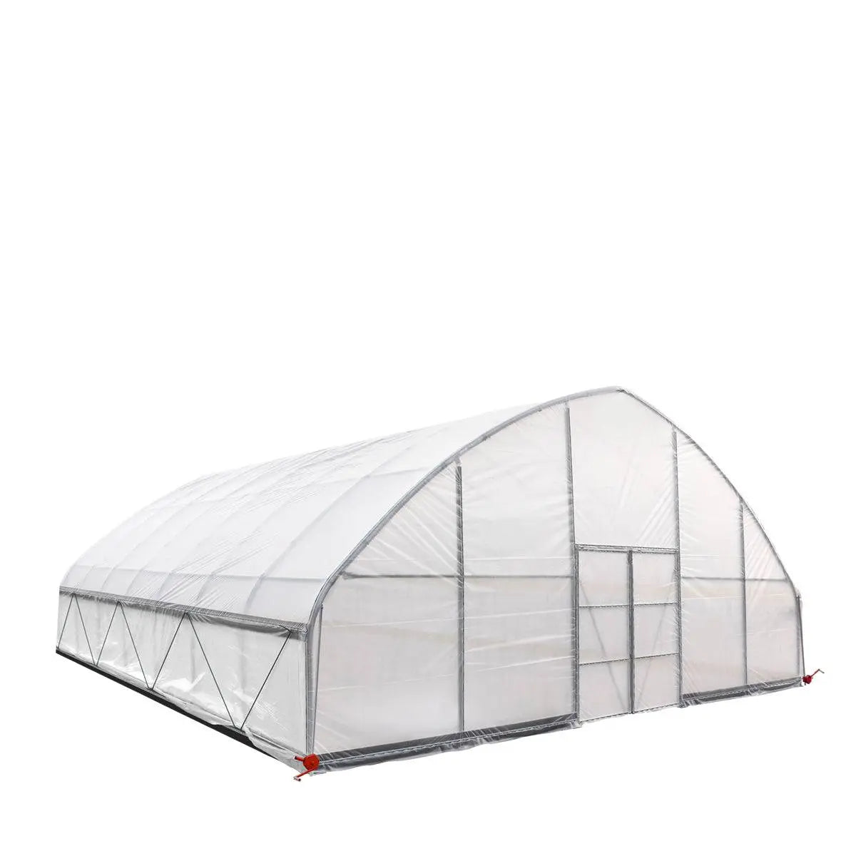 30' x 30' Commercial Tunnel Greenhouse with 6 Mil Clear Poly Covers and Roll-Up Sides TMG-GH3030-V2 (Previously GH3030)