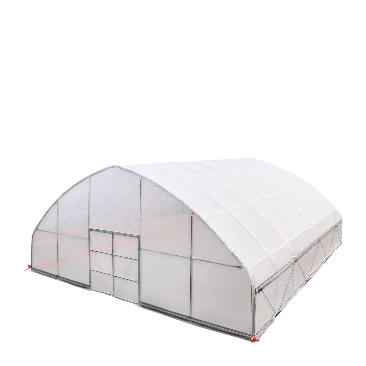 30' x 30' Commercial Tunnel Greenhouse with 6 Mil Clear Poly Covers and Roll-Up Sides TMG-GH3030-V2 (Previously GH3030)