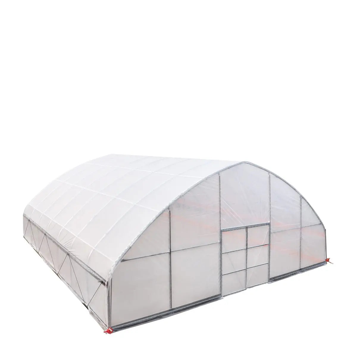 30' x 30' Commercial Tunnel Greenhouse with 6 Mil Clear Poly Covers and Roll-Up Sides TMG-GH3030-V2 (Previously GH3030)