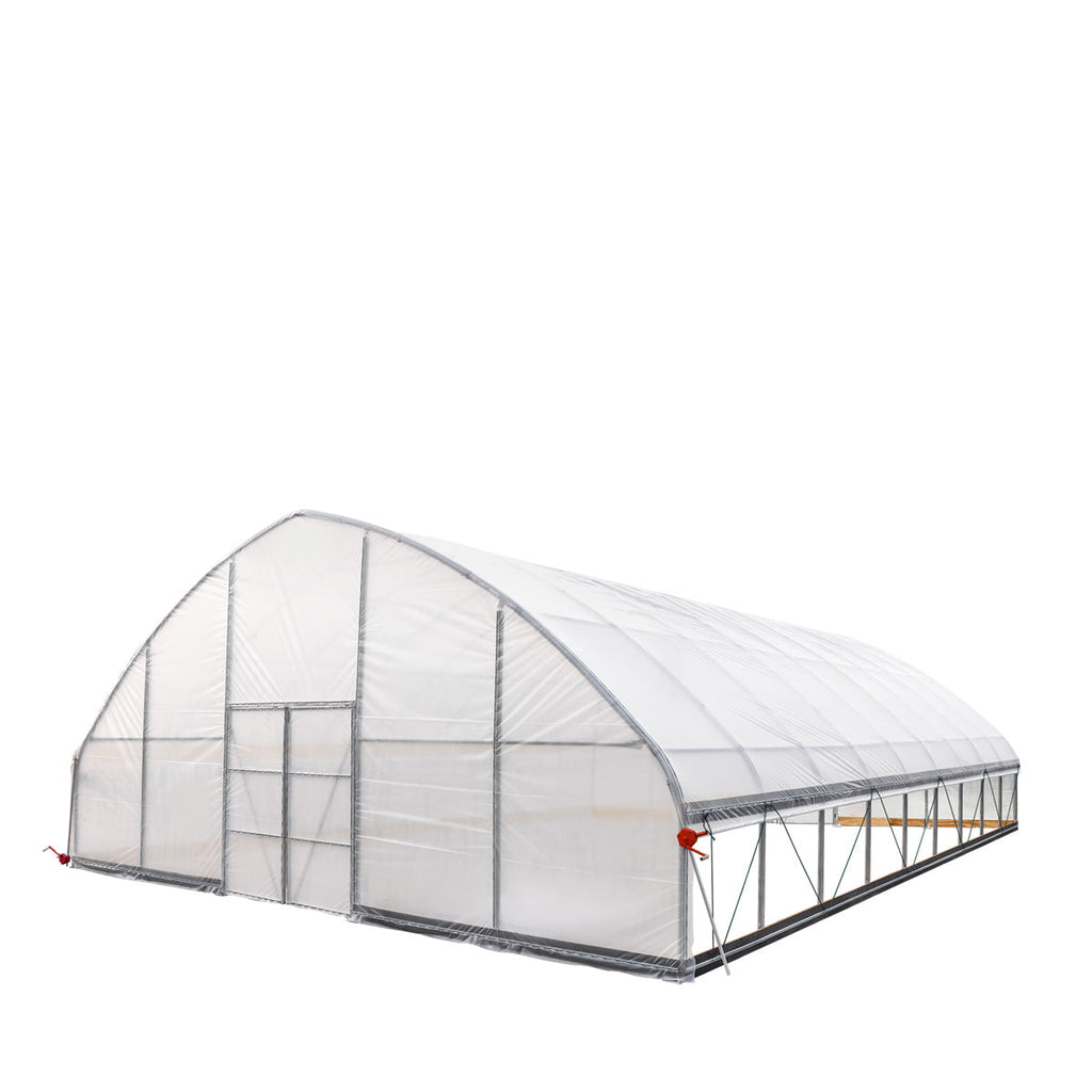 30' x 40' Commercial Tunnel Greenhouse with 6 Mil Clear Poly Covers and Roll-Up Sides TMG-GH3040-V2 (Previously GH3040)