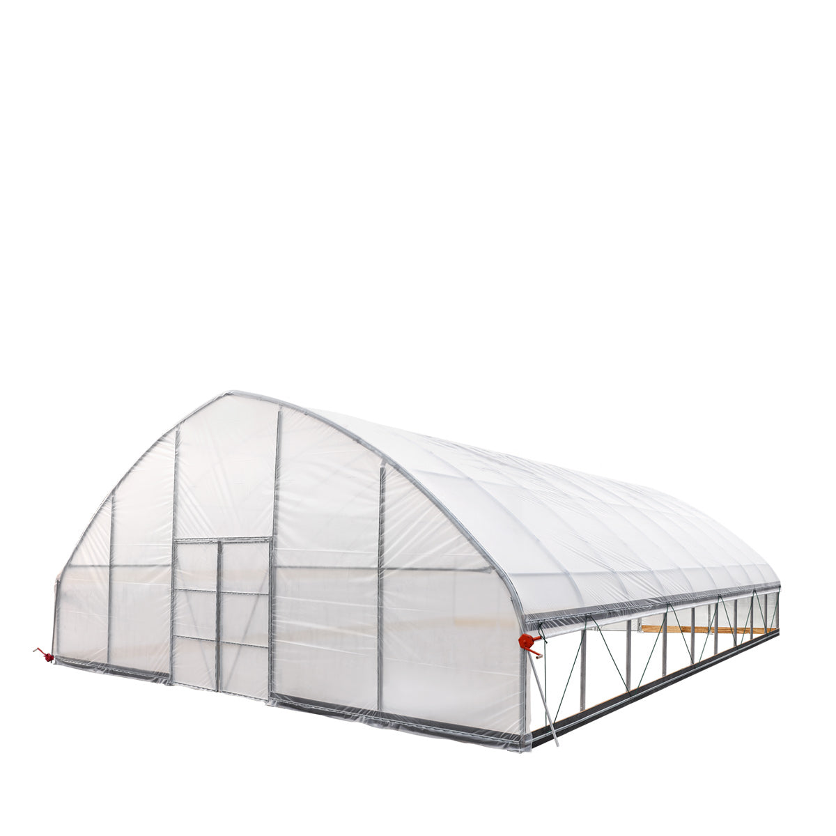 30' x 40' Commercial Tunnel Greenhouse with 6 Mil Clear Poly Covers and Roll-Up Sides TMG-GH3040-V2 (Previously GH3040)