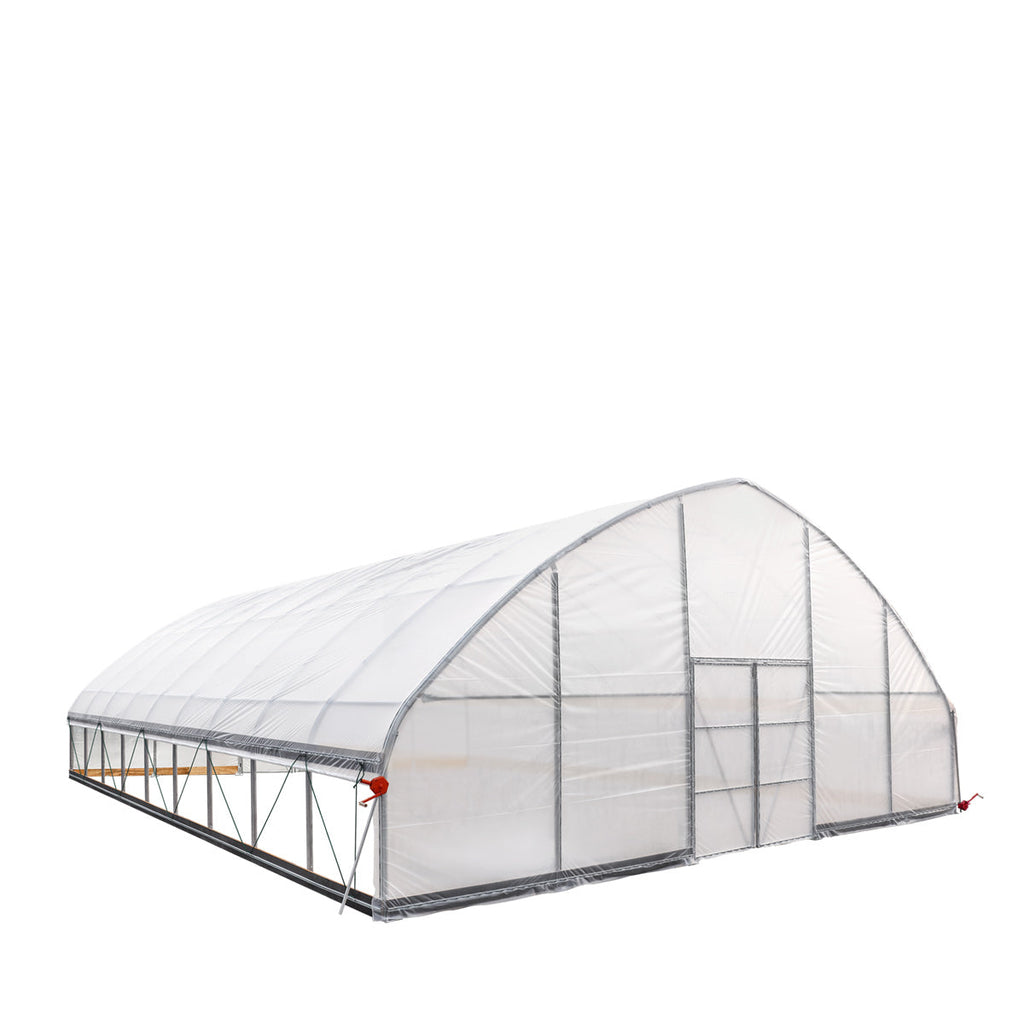 30' x 40' Commercial Tunnel Greenhouse with 6 Mil Clear Poly Covers and Roll-Up Sides TMG-GH3040-V2 (Previously GH3040)